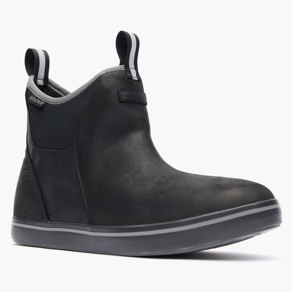 Men's Leather Ankle Deck Boot